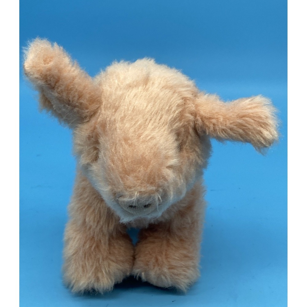Bunnies By The Bay Pig Plush Pink Stuffed Animal  7" x 4.5" Stitched Eyes & Nose